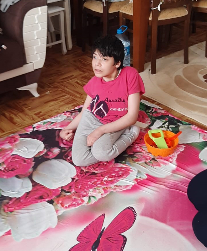 Zeynep kızımız Sandalyesine kavuştu